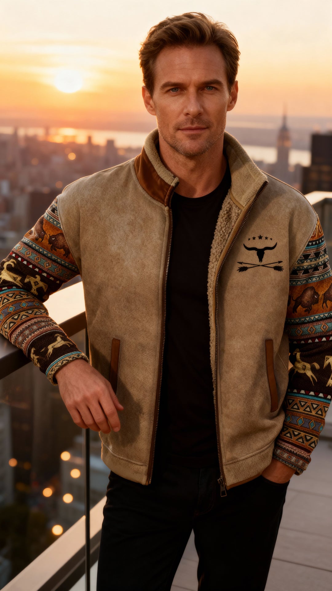 Buffalo™ | Casual wool coat with thermal lining