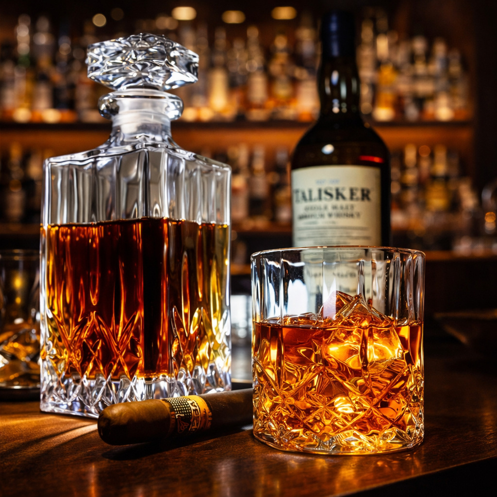 Whiskey Set – Bottle and Glass
