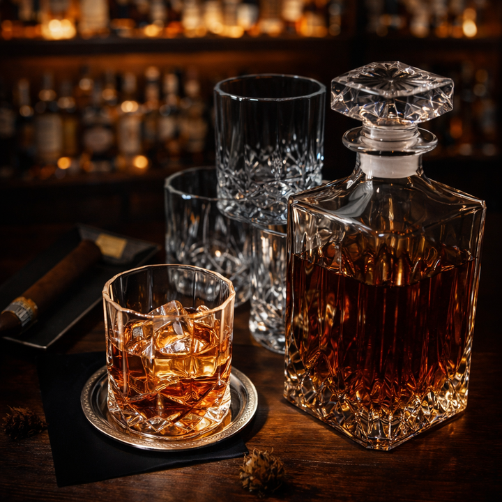 Whiskey Set – Bottle and Glass