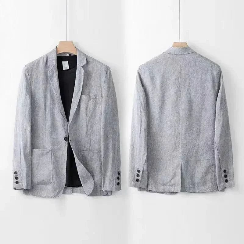 Savelli™ | Elegant Linen Suit